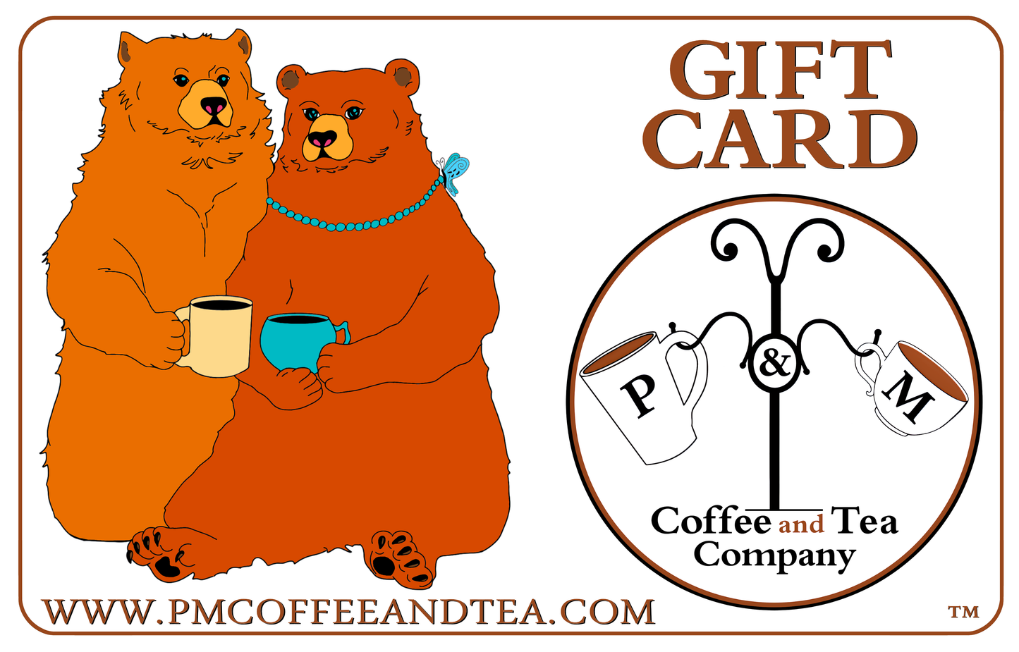 P&M Coffee and Tea - Gift Cards